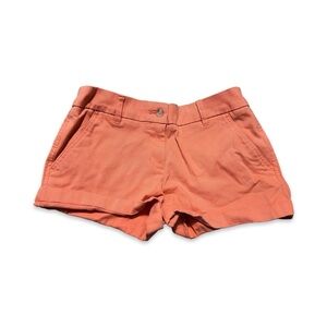 Southern Tide Leah Shorts Womens Size 0 The Skip Jack Chino Coral Pink 3" Inseam